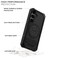Rokform Rugged Case Compatible with Galaxy S25 Magnetic Cover with Twist Lock Drop Tested Armor Black