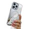 Rnrieyta Miagon Mirror Magnetic Case for iPhone 16 Pro MaxCover Compatible with Magsafe Makeup Mirror Effect Bright Reflection Plating Bumper Back Rubber Phone Case
