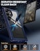 Poetic Guardian Case for Samsung Galaxy S25 Ultra 5G 69 2025 20 FT MilGrade Drop Tested Builtin Screen Protector Work with Fingerprint ID Full Body Rugged Shockproof Case BlueClear