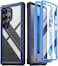 Poetic Guardian Case for Samsung Galaxy S25 Ultra 5G 69 2025 20 FT MilGrade Drop Tested Builtin Screen Protector Work with Fingerprint ID Full Body Rugged Shockproof Case BlueClear