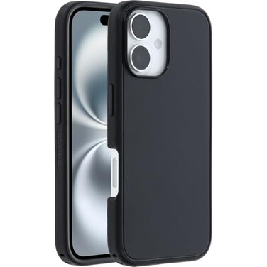 OtterBox Symmetry Series MagSafe Case for iPhone 16 Shockproof Drop Proof Protective Thin Case 3X Tested to Military Standard Black