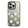 CASETiFY Compact Case for iPhone 15 Pro Lightweight 4 ft 2X Military Grade Drop ProtectionSlim Happy Daisies Clear Black