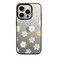 CASETiFY Compact Case for iPhone 15 Pro Lightweight 4 ft 2X Military Grade Drop ProtectionSlim Happy Daisies Clear Black