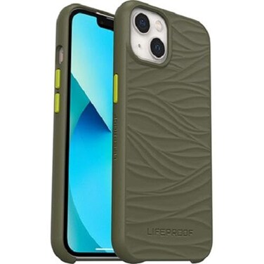 LifeProof for Apple iPhone 13 Drop Protective Case Made from Recycled Ocean Plastic Wake Series Green