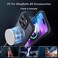 TOCOL Magnetic for iPhone 15 Pro Case Upgraded Full Camera Protection Compatible with Magsafe Drop Protection Translucent Matte Back Phone Cover 61Inch Black