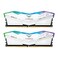 TEAMGROUP TForce Delta RGB DDR5 RAM 32GB Kit 2 x 16GB 7600MHz PC560800 CL36 Desktop Memory Module RAM White for 600 Series Chipset FF4D532G7600HC36DDC01