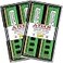 A-Tech ATech 16GB 4x4GB DDR3 1600MHz PC312800 CL11 DIMM 240Pin NonECC UDIMM Desktop RAM Memory Modules