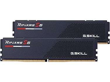 G.SKILL GSKILL Ripjaws S5 Series DDR5 RAM Intel XMP 30 32GB 2x16GB 6400MTs CL323939102 140V Desktop Computer Memory UDIMM Matte Black F56400J3239G16GX2RS5K