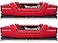 G.SKILL GSKILL RipjawsV Series DDR4 RAM 16GB 2x8GB 2400MTs CL17171739 120V Intel AMD Desktop Computer Memory UDIMM Red F42400C17D16GVR