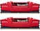 G.SKILL GSKILL RipjawsV Series DDR4 RAM 16GB 2x8GB 2400MTs CL17171739 120V Intel AMD Desktop Computer Memory UDIMM Red F42400C17D16GVR