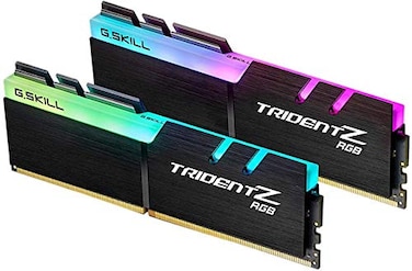 G.SKILL GSKILL Trident Z RGB Series DDR4 RAM XMP 16GB 2x8GB 3600MTs CL18222242 135V Intel AMD Desktop Computer Memory UDIMM F43600C18D16GTZRX