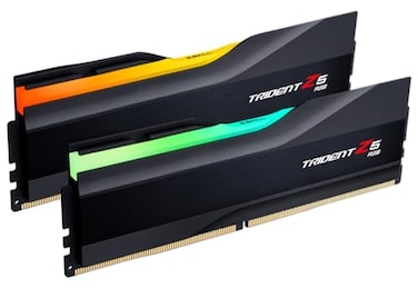 G.SKILL GSKILL Trident Z5 RGB Series DDR5 RAM Intel XMP 30 64GB 2x32GB 5600MTs CL36363689 125V Desktop Computer Memory UDIMM Matte Black F55600J3636D32GA2TZ5RK