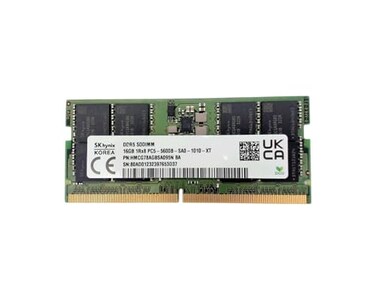 ZECHNOLOGY SKHynix 16GB 5600MHz DDR5 PC544800 NonECC CL46 262Pin SoDimm 11V Single Rank x8 Memory Module OEM HMCG78AGBSA095N