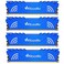 Wlizedle DDR3 RAM 32GB Kit 4x8GB 1866MHz CL13 UDIMM Desktop Memory Module PC314900 240Pin 15V 2Rx8 Dual Rank NonECC Unbuffered PC Computer RAM Stick Upgrade Blue