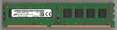 Micron 4GB DDR3 1Rx8 PC312800U MT8JTF51264AZ1G6E1 Desktop RAM Memory