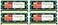 NVTEK 32GB 4X8GB DDR3 1600MHz PC312800 SODIMM 2Rx8 135V 204PIN NonECC Laptop PC Computer Memory KIT