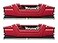 G.SKILL GSKILL RipjawsV Series DDR4 RAM XMP 8GB 2x4GB 2400MTs CL15151535 120V Intel AMD Desktop Computer Memory UDIMM Red F42400C15D8GVR
