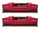 G.SKILL GSKILL RipjawsV Series DDR4 RAM XMP 8GB 2x4GB 2400MTs CL15151535 120V Intel AMD Desktop Computer Memory UDIMM Red F42400C15D8GVR