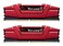 G.SKILL GSKILL RipjawsV Series DDR4 RAM XMP 8GB 2x4GB 2400MTs CL15151535 120V Intel AMD Desktop Computer Memory UDIMM Red F42400C15D8GVR