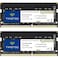 Timetec 16GB KIT 2x8GB DDR4 2400MHz PC42400T PC419200 SODIMM Laptop RAM 260Pin 12V CL17 NonECC Unbuffered Memory Module for Laptop Notebook Mini PC AllinOne