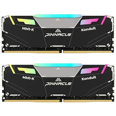 Timetec Pinnacle Konduit RGB 16GB KIT2x8GB DDR4 3200MHz PC425600 CL16181838 XMP20 Overclocking 135V Compatible for AMD and Intel Desktop Gaming PC Memory Module RAM Black