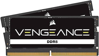 CORSAIR Vengeance SODIMM DDR5 RAM 32GB 2x16GB 4800MHz CL40 Intel XMP iCUE Compatible Computer Memory Black CMSX32GX5M2A4800C40