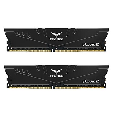 TEAMGROUP TForce Vulcan Z DDR4 16GB Kit 2x8GB 3200MHz PC425600 CL16 Desktop Memory Module Ram Black TLZBD416G3200HC16FDC01