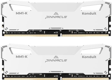 Timetec Pinnacle Konduit 16GB KIT2x8GB DDR4 3200MHz PC425600 CL16181838 XMP20 Overclocking 135V Compatible for AMD and Intel Desktop Gaming PC Memory Module RAM White