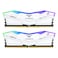 TEAMGROUP TForce Delta RGB DDR5 Ram 48GB 2x24GB 7200MHz PC557600 CL34 ADIE Desktop Memory Module Ram for 600 700 Series Chipset XMP 30 Ready White FF4D548G7200HC34ADC01