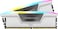 CORSAIR Vengeance RGB DDR5 RAM 32GB 2x16GB Up to 6000MHz CL36444496 135V Intel XMP 30 Desktop Computer Memory White CMH32GX5M2E6000C36W