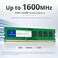 Timetec 8GB DDR3 1600MHzDDR31600 PC312800 NonECC Unbuffered 15V CL11 2Rx8 Dual Rank 240 Pin UDIMM Desktop PC Computer Memory RAM Module Upgrade