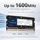 Timetec 16GB KIT2x8GB DDR3L DDR3 1600MHz DDR3L1600 PC3L12800 PC312800 NonECC Unbuffered 135V15V CL11 2Rx8 204 Pin SODIMM Laptop Notebook PC Computer Memory RAM Module Upgrade Black PCB