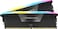 CORSAIR Vengeance RGB DDR5 RAM 16GB 2x8GB Up to 5200MHz CL40 Intel XMP 30 Desktop Computer Memory Black CMH16GX5M2B5200C40