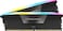 CORSAIR Vengeance RGB DDR5 RAM 16GB 2x8GB Up to 5200MHz CL40 Intel XMP 30 Desktop Computer Memory Black CMH16GX5M2B5200C40