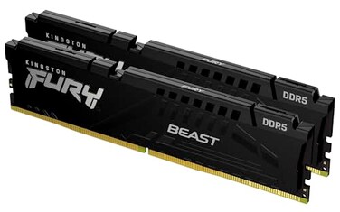 Kingston FURY Beast 16GB 2x16GB 6000MTs DDR5 CL36 Desktop Memory AMD EXPO Kit of 2 KF560C36BBE2K232
