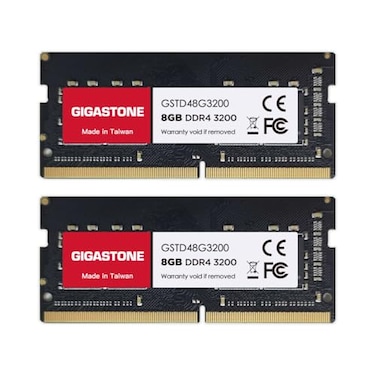 Gigastone DDR4 RAM Laptop Only GIGASTONE 16GB Kit 2x8GB DDR4 3200MHz 2933MHz or 2666MHz PC425600 PC42340021300 CL22 12V SODIMM 260 Pin Unbuffered Non ECC High Performance Notebook Memory Upgrade