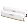 Crucial Pro DDR5 RAM 64GB Kit 2x32GB 6400MHz CL40 Overclocking Desktop Gaming Memory Intel XMP 30 AMD Expo Compatible White CP2K32G64C40U5W