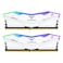 TEAMGROUP TForce Delta RGB DDR5 Ram 32GB 2x16GB 6000MHz PC548000 CL38 Intel XMP 30 AMD Expo Compatible Desktop Memory Module Ram White FF4D532G6000HC38JDC01