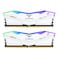 TEAMGROUP TForce Delta RGB DDR5 Ram 32GB 2x16GB 6400MHz PC551200 CL38 Desktop Memory Module Ram for 600 700 Series Chipset XMP 30 Ready White FF4D532G6400HC38JDC01