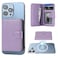 Bocasal for MagSafe Wallet Magnetic Card Holder RFID Blocking Leather Card Slots for iPhone 171615141312 ProMaxPlusAir Adjustable Kickstand Flip Mag Safe Wallet Purple