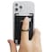 TUZAMA 5in1 Cell Phone WalletStick On Spandex Ring Card Holder Sleeve BackDoublePocketMagneticFinger Grip Strap LoopKickstandRFID BlockMost of Smartphones