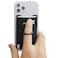TUZAMA 5in1 Cell Phone WalletStick On Spandex Ring Card Holder Sleeve BackDoublePocketMagneticFinger Grip Strap LoopKickstandRFID BlockMost of Smartphones