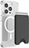 PopSockets Phone Wallet for MagSafe Phone Card Holder without Grip Black