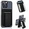 LDSXAY for MagSafe Wallet Magnetic Phone Wallet with Adjustable Stand Money Clip for iPhone 171615141312 Pro Max Plus 10 Cards Holder Vegan Leather Black