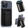LDSXAY for MagSafe Wallet Magnetic Phone Wallet with Adjustable Stand Money Clip for iPhone 171615141312 Pro Max Plus 10 Cards Holder Vegan Leather Black