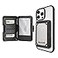 Pelican iPhone MagSafe Wallet with RFID Blocking Military STD SnapOn Magnetic Phone Wallet for Card Cash Detachable Phone Card Holder for iPhone 17 Pro Max161514Pixel 10 Brushed Titanium