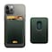 iLodn Magnetic Wallet Compatible with MagSafe for iPhone 17 16 15 14 13 12 Pro Max Air Plus Model Mag 3 Safe Card Holder Stick on Accessories for Cell Phone Case Forest