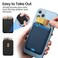 iLodn Magnetic Wallet Compatible with MagSafe for iPhone 17 16 15 14 13 12 Pro Max Air Plus Model Mag 3 Safe Card Holder Stick on Accessories for Cell Phone Case Cyaneous