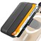 Sinjimoru Pull Eject Magnetic Wallet for iPhone Finger Grip for MagSafe Card Holder Compatible with MagSafe Wallet MPull Tab Band Black
