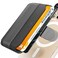 Sinjimoru Pull Eject Magnetic Wallet for iPhone Finger Grip for MagSafe Card Holder Compatible with MagSafe Wallet MPull Tab Band Black